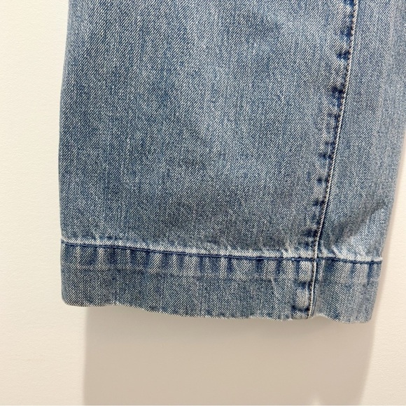 Re/Done 70s Pocket Wide Leg High Waist Jeans Size 29 Vintage Fade - Picture 11 of 14